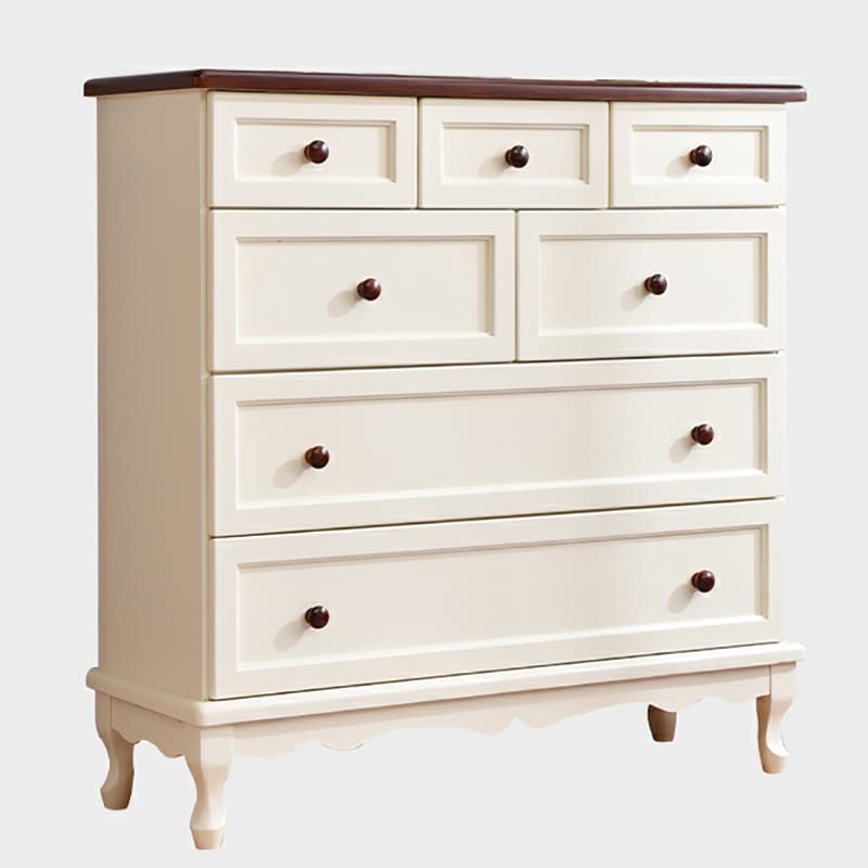 Solid Wood Countertop Storage Chest Traditional Style with Drawers - image 10