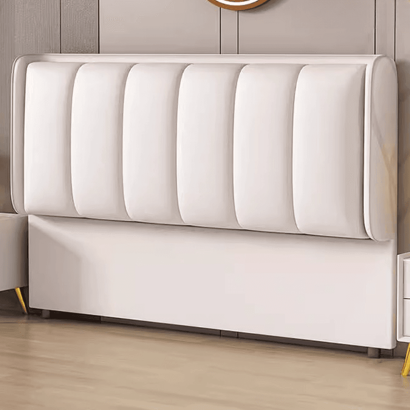 Art Deco Style Panel Headboard in Pine Wood with No Distressing, Rectangle Shape for Twin/King/Queen Bed, Featuring Sponge Upholstery and Standard Height - image 6