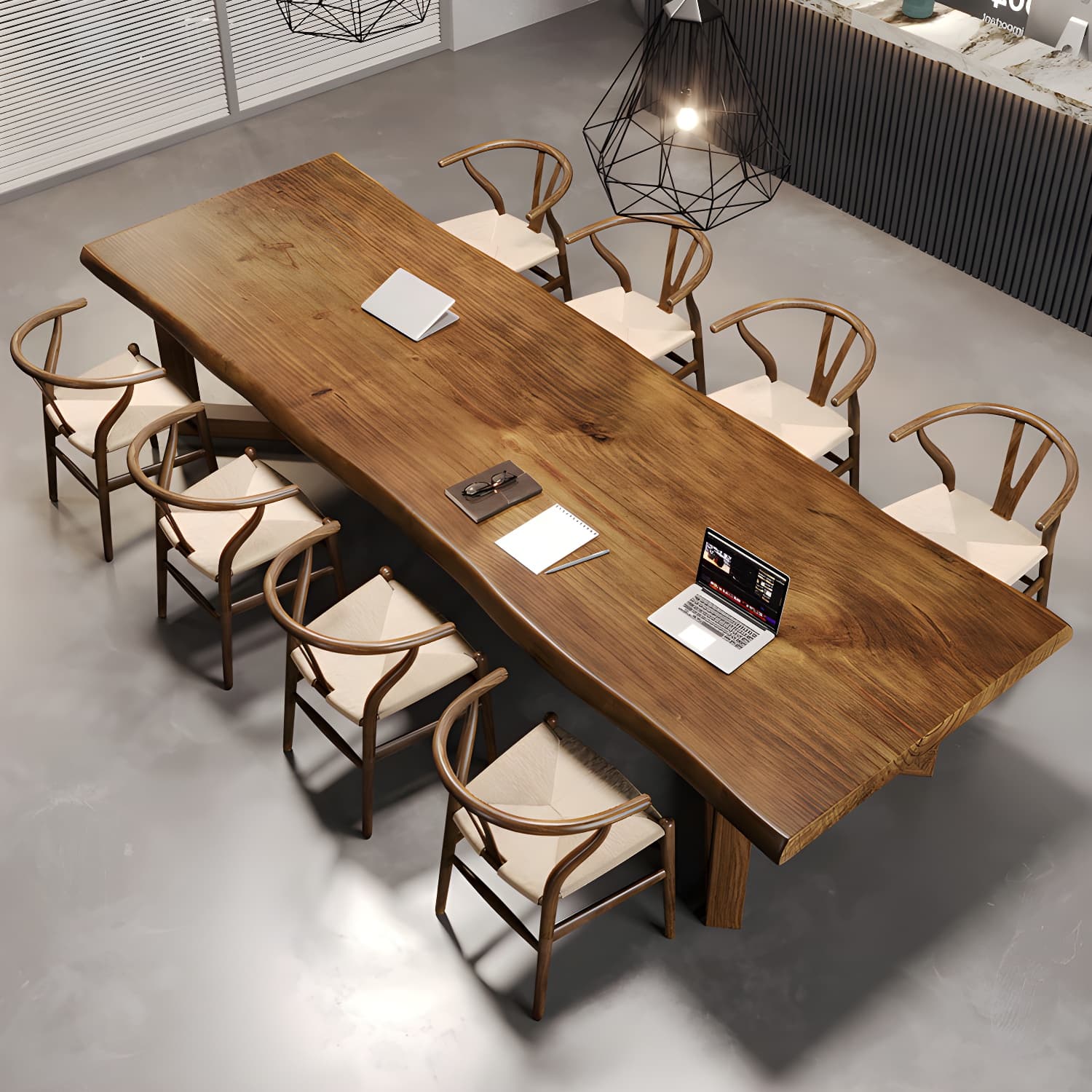 Modern Rectangle Wood Dining Table 1/4/9 Pieces Dining Set for Dining Room - image 13
