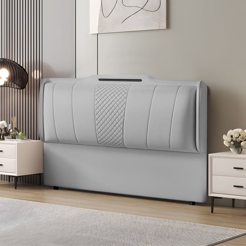 Simplistic Wingback Headboard with Camelback Shape for Queen Bed, Standard Height, Sponge Upholstery, No Distressing, Lumber Frame - image 6