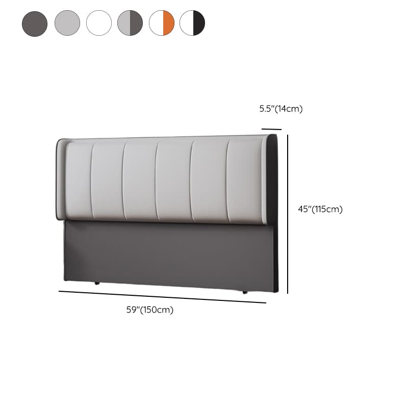 Modish Style Panel Headboard with No Distressing in Pine Wood, Rectangle Shape for Full/Queen Bed, Featuring Sponge Upholstery Fill and Standard Height - image 13