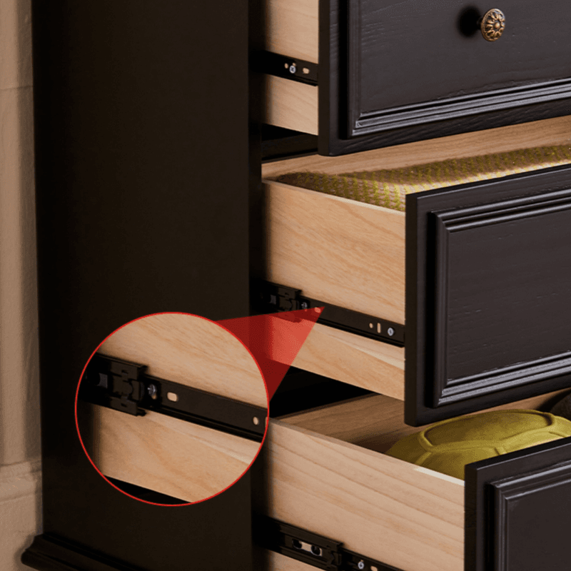 Casual Raw Wood Console Dresser/Semainier with 5/7/9 Drawers in Horizontal/Vertical Orientation - image 8