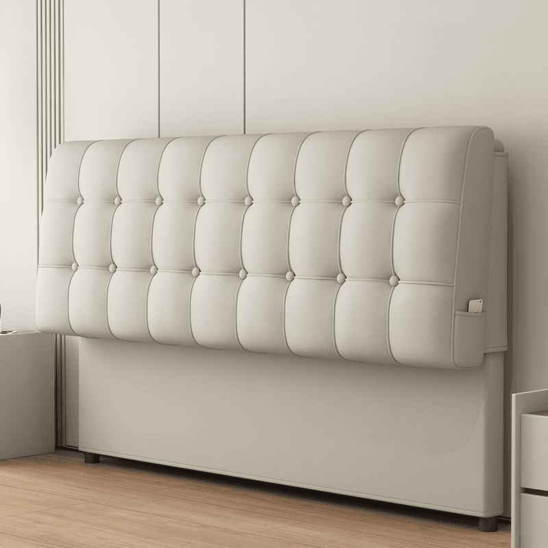 King(76"W x 80"L)/Queen(60"W x 80"L)/Full(54"W x 75"L) Button-tufted Rectangular Panel Headboard with Sponge, Wood Frame and With Legs, Standard（36-55“） H - image 4
