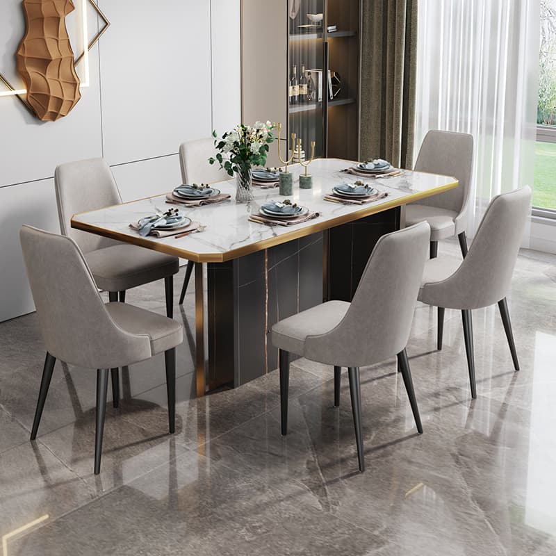 Framed Stable Side Chair with Upholstered Chair in Polyurethane and Solid Back for Restaurant - image 9