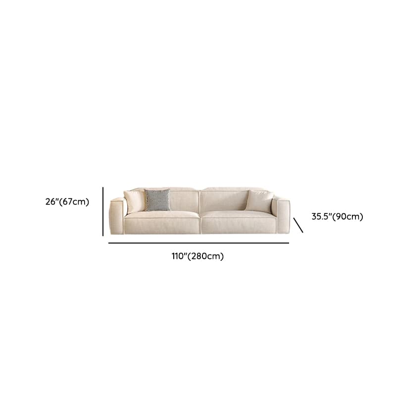 Straight/L-Shape Cotton Upholstered Sofa Couch/Corner Sectional with Horizontal/Left Orientation - image 12