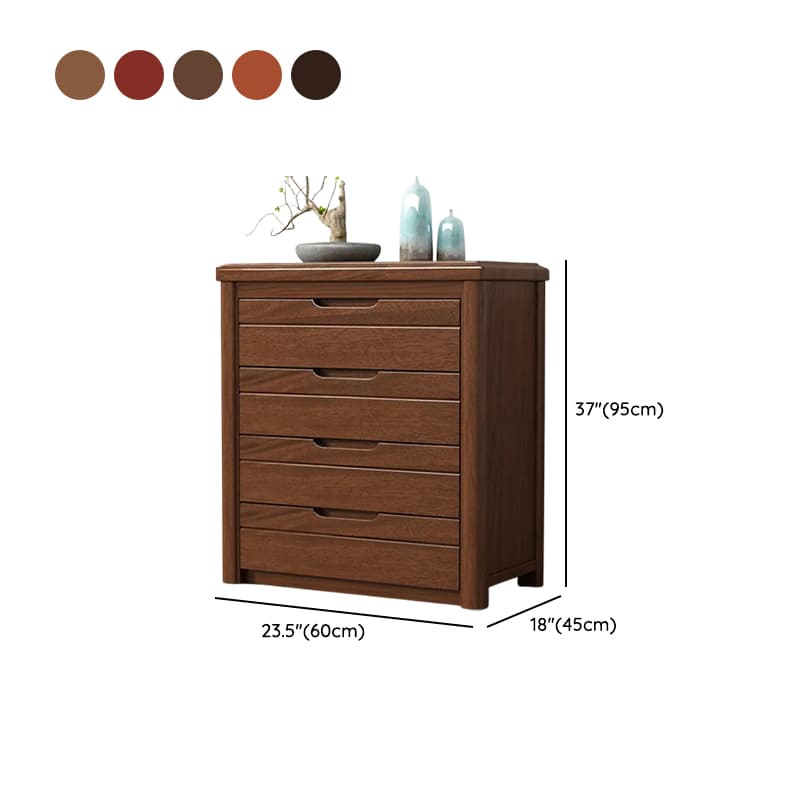 Trendy Walnut Wood Lingerie Chest/Double Dresser with 5/4/6 Drawers in Vertical/Horizontal Orientation - image 13