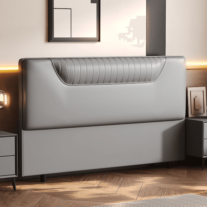 Simplistic Panel Headboard in Pine Wood with No Distressing, Rectangular Shape for King/Queen/Full Bed, Featuring Sponge Upholstery and Standard Height - image 5