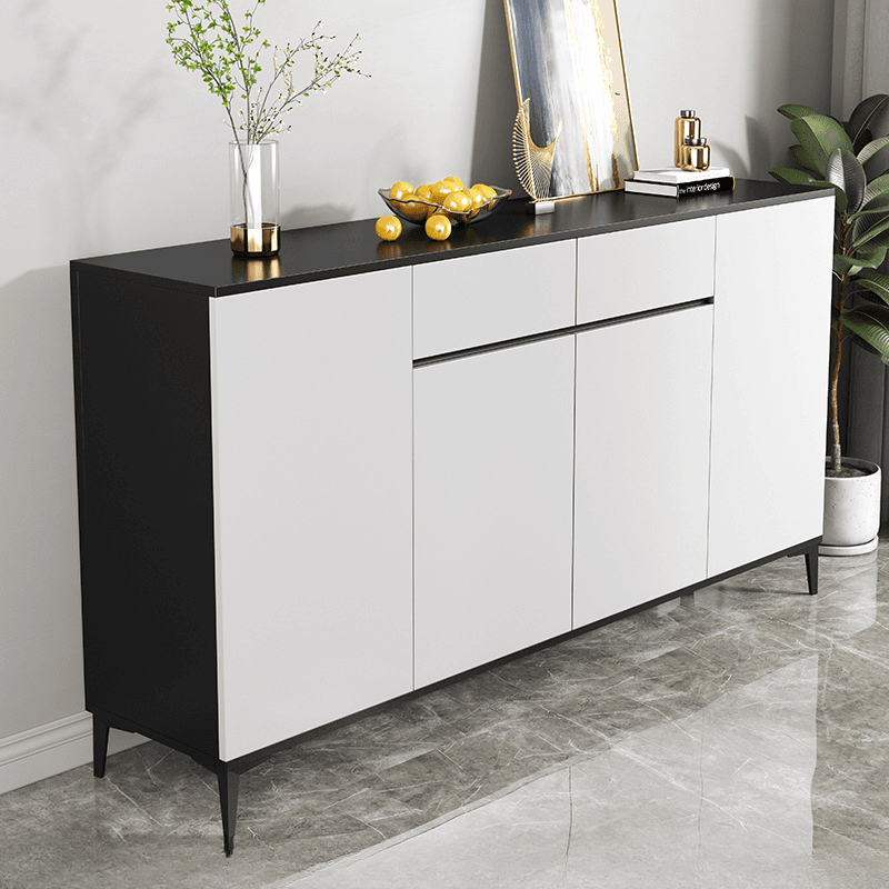 Versatile Sideboard with 2/3 Drawers, Closet Cabinet, Standard/Narrow/Wide Sizes, 3/Two Internal Shelves, Drawer Storage, Manufactured Wood/Stone Countertop, and 4/2/3 Doors - image 5