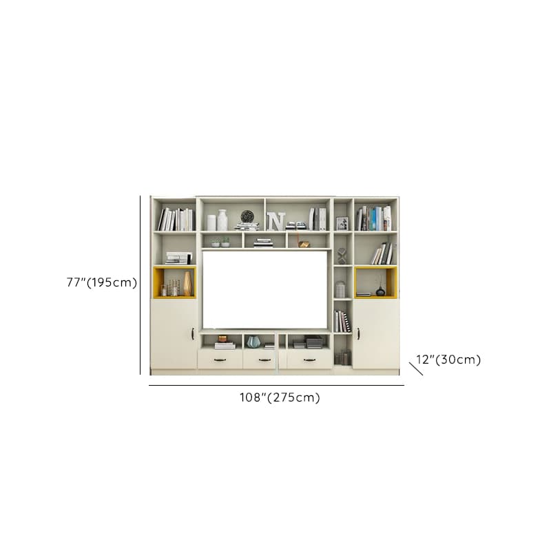 Parlor Entertainment Center with Hutch & 2 Bookcases, Entertainment Center with Bridge & Gate - image 25