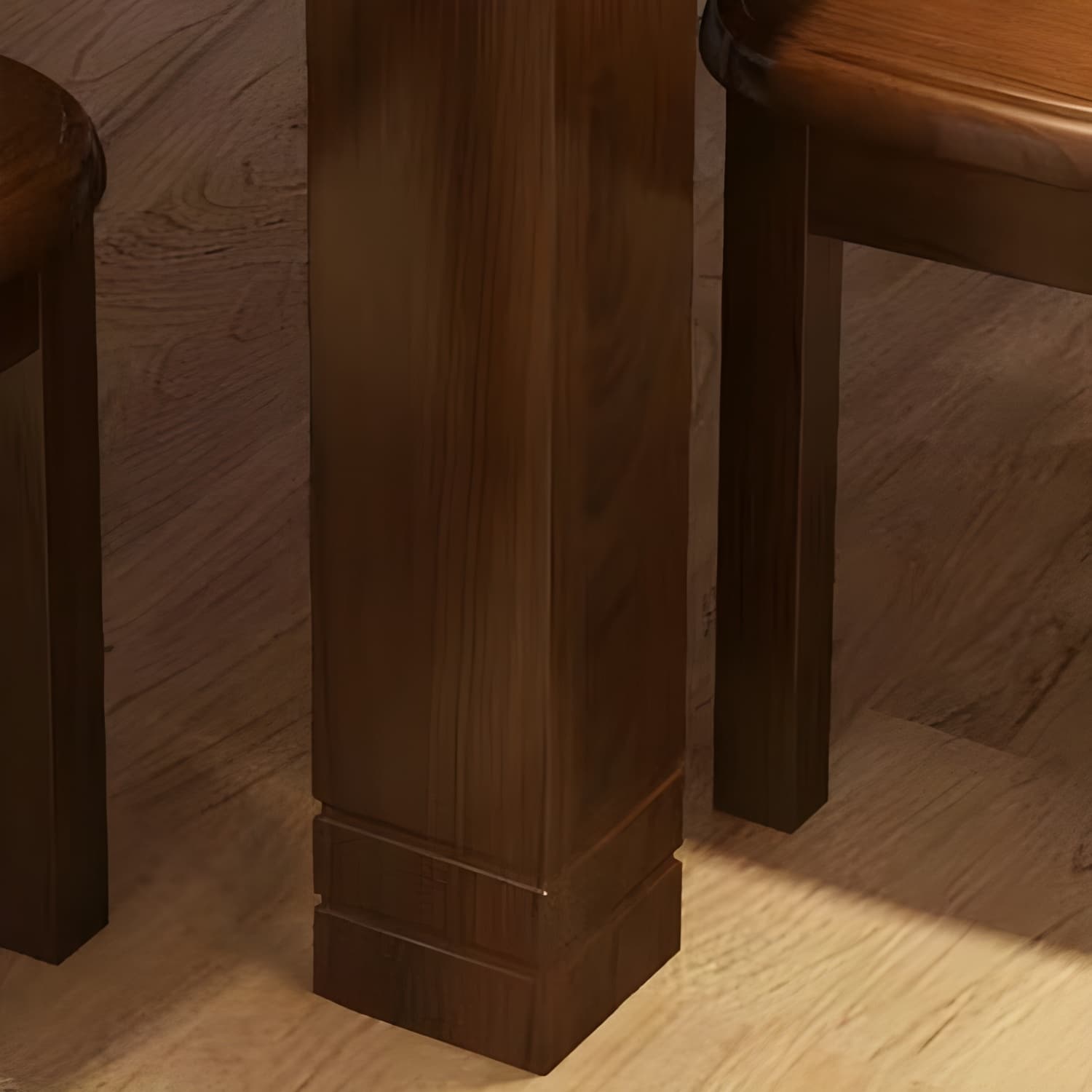 7-Piece Modern Wood Dining Set with Solid Wood Features and Seating for 6 - image 10