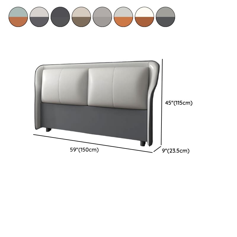 Simplistic Wingback Headboard in Rectangular Shape for Twin XL/Full/Queen Bed, Crafted from Lumber with No Distressing, Featuring Sponge Upholstery and Standard Height - image 14