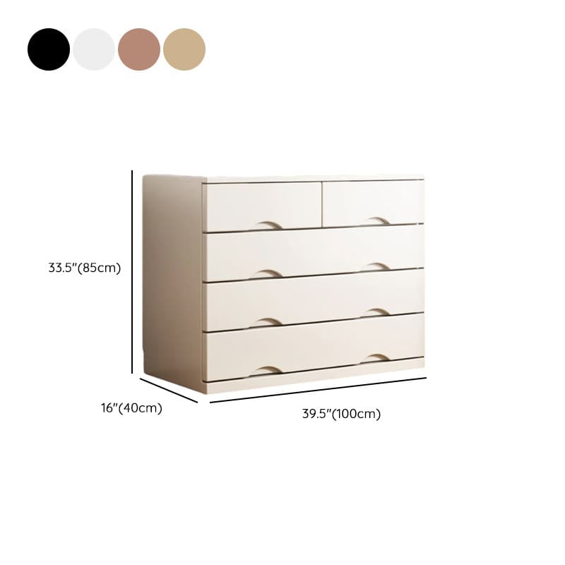 Simple Raw Wood Double Dresser with Multiple Drawer Configurations - Horizontal/Vertical - image 12