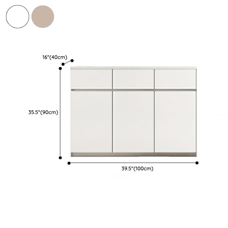 50'' Modern Wood Sideboard/Credenza with Drawers, Cabinets, and Non-adjustable Shelves - image 13