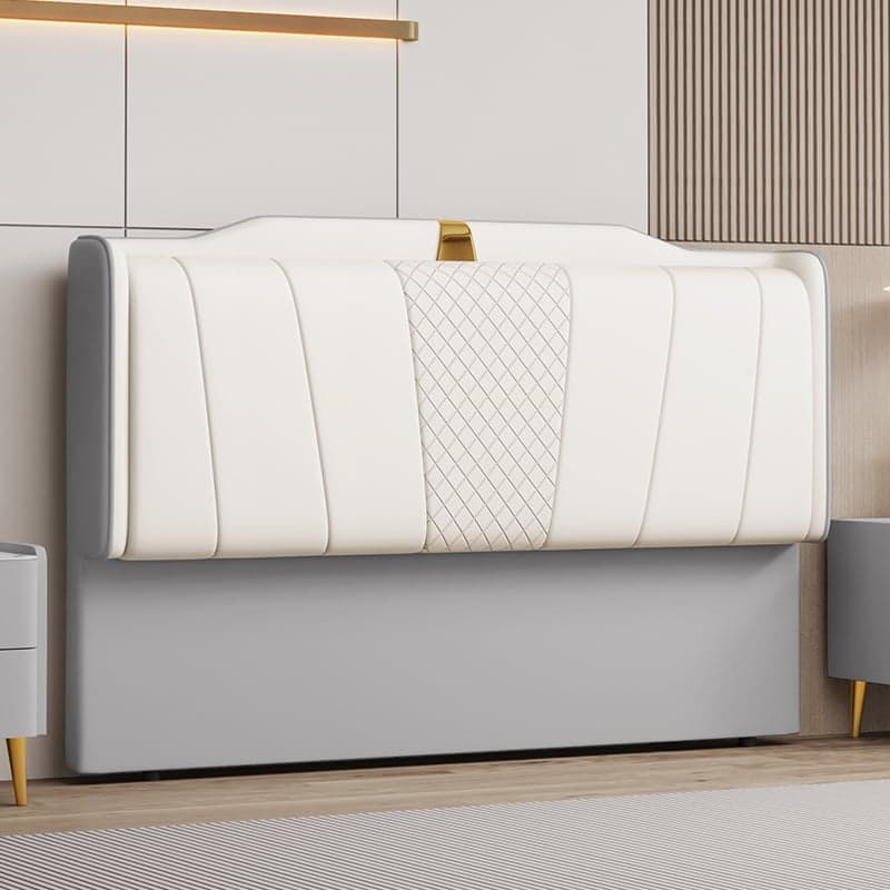 Modish Style Panel Headboard in Pine Wood with No Distressing, Rectangle Shape for Queen/Full/Twin XL Bed, Featuring Sponge Upholstery and Standard Height - image 9