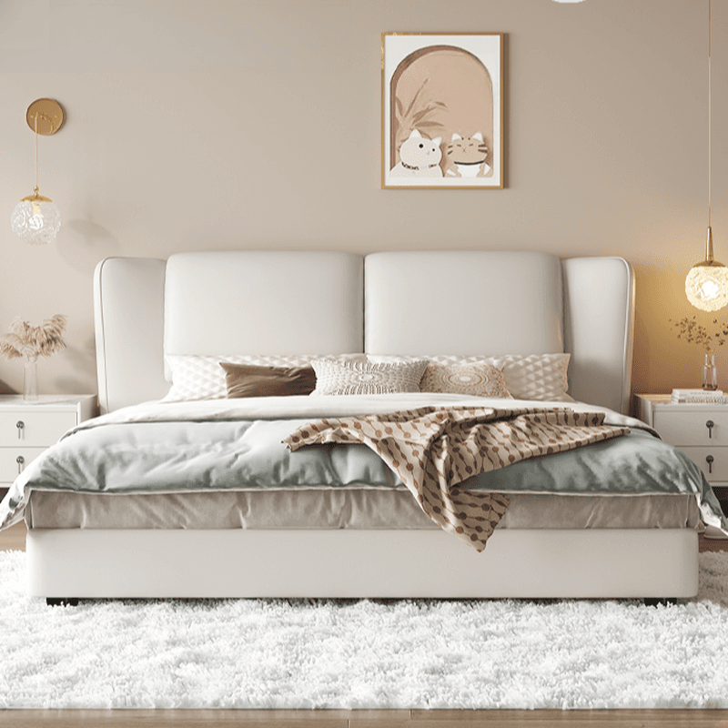 Solid Color Storage Bed/Platform Bed with Pine Wood Frame for Living Room - image 3