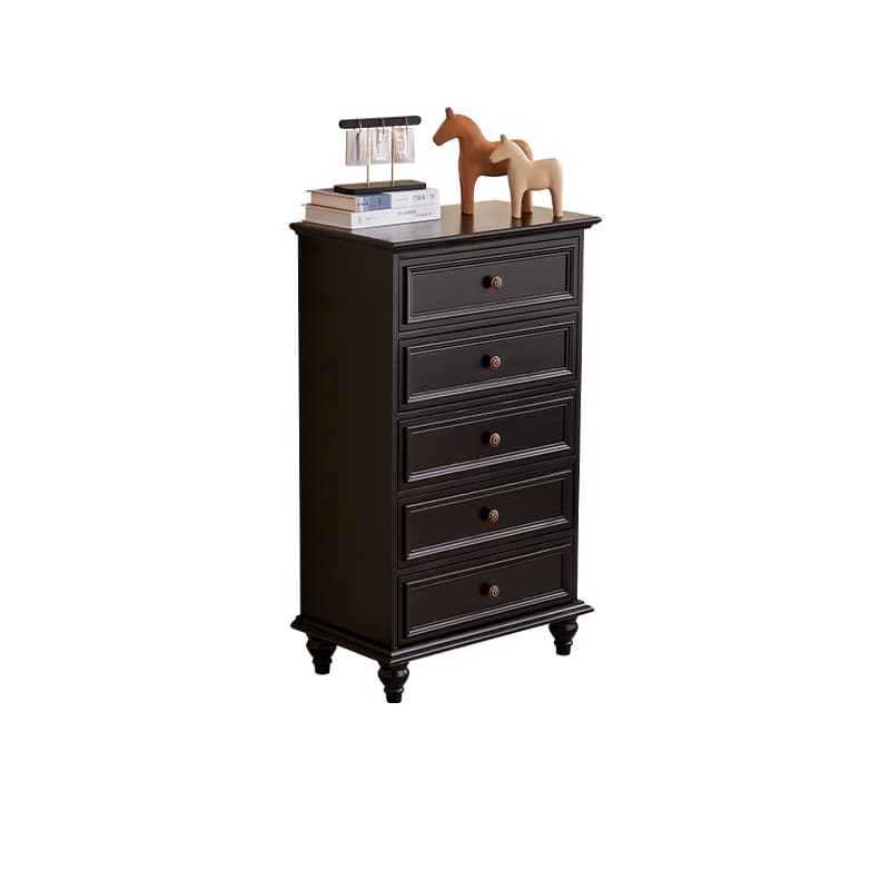 Casual Raw Wood Console Dresser/Semainier with 5/7/9 Drawers in Horizontal/Vertical Orientation