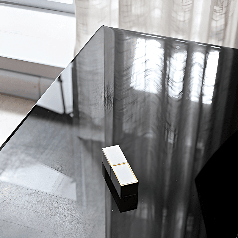 Flooring Makeup Vanity with a Glass Tabletop for Multi-Purpose in a Trendy Style - image 7