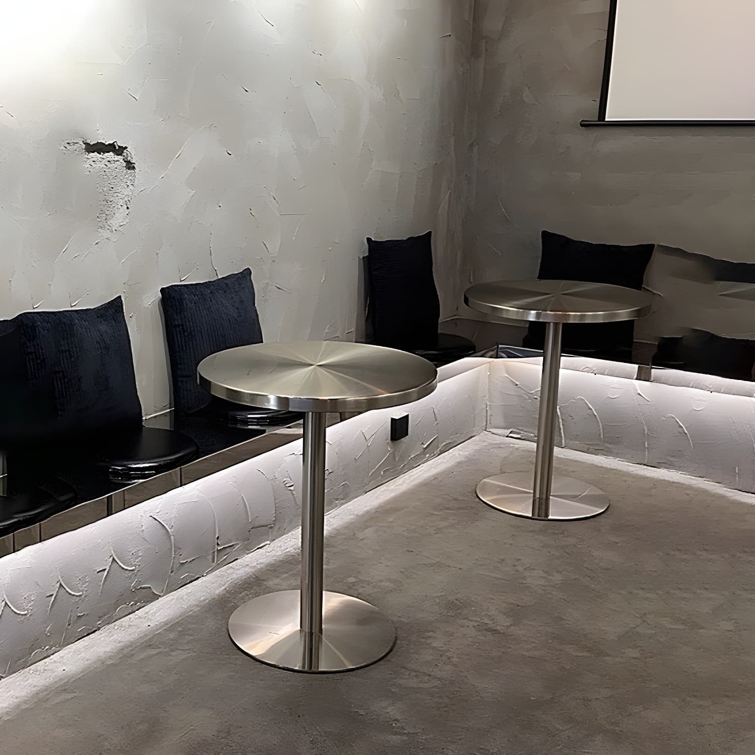 Mid-Century Modern Cocktail Table Pedestal 1 Single Coffee Table - image 15