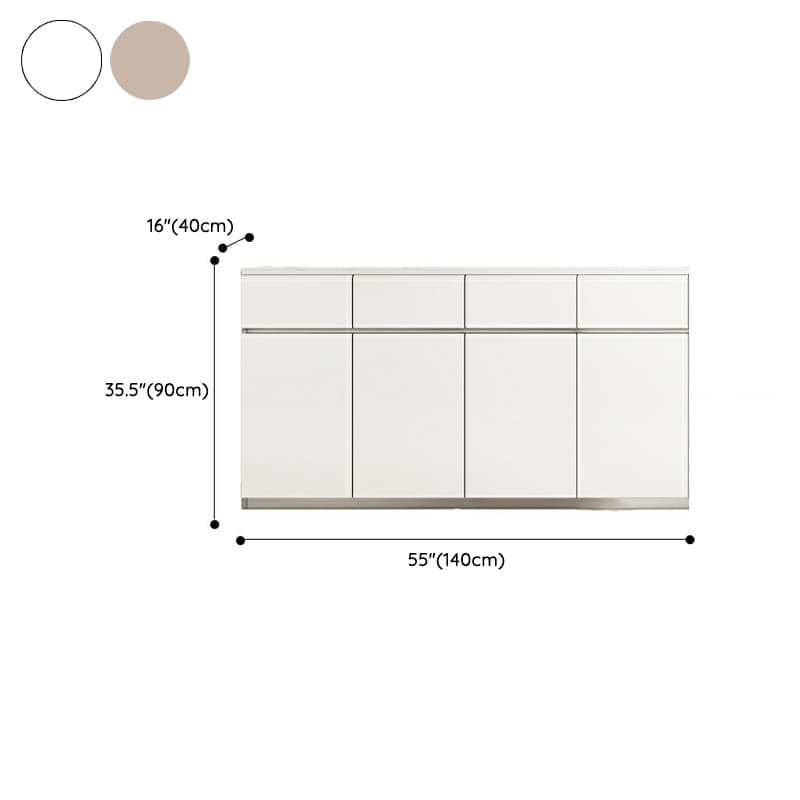 50'' Modern Wood Sideboard/Credenza with Drawers, Cabinets, and Non-adjustable Shelves - image 15