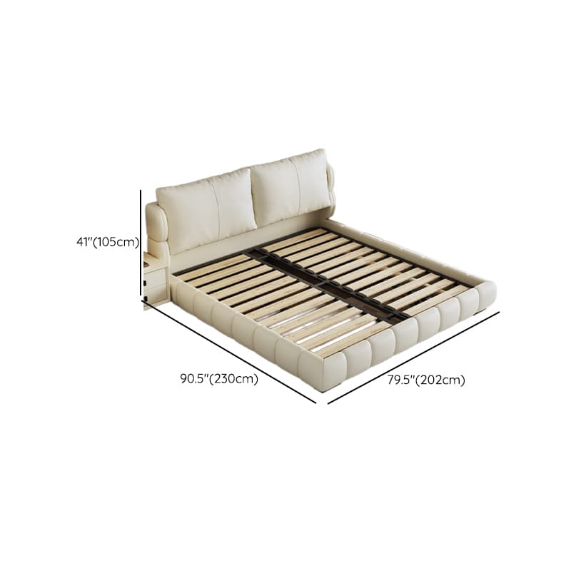 Chalk Storage Included/Pallet Bed Frame with Leg and Lumber Frame for Living Room in a Modern Simple Style - image 9