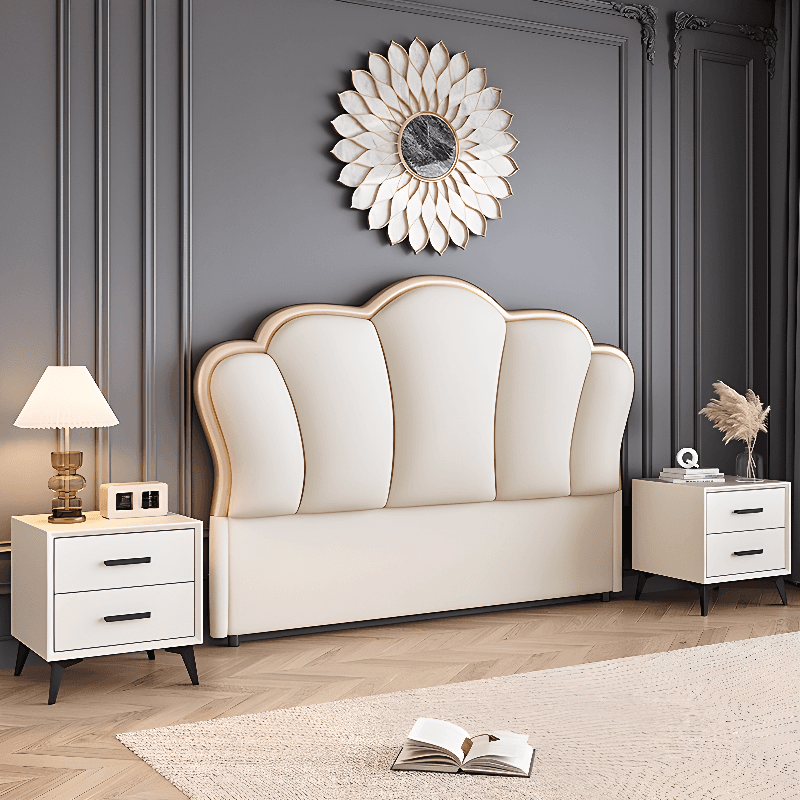 Modish Free-standing Standard Twin XL(38"W x 80"L)/King(76"W x 80"L)/Queen(60"W x 80"L) Panel No Distressing With Legs in Wood and Sponge - image 7
