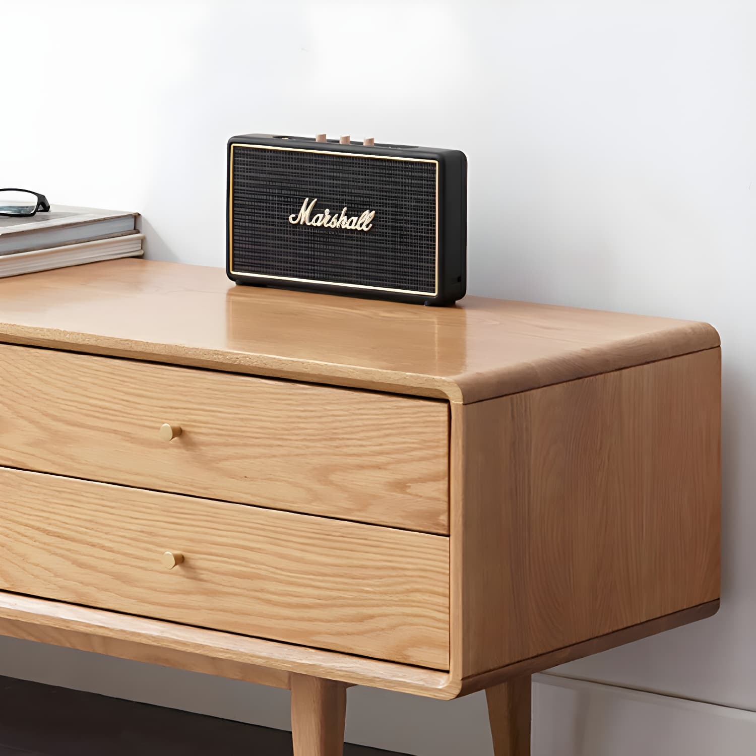 Scandinavian TV Stand with Low Height and the Cabinet Storage - image 11