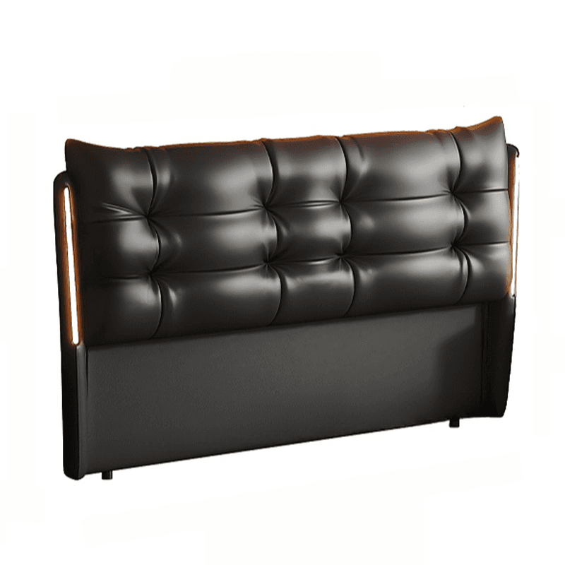 Simplistic Style Wingback Headboard with No Distressing, Piled Tufted Rectangular Shape for King/Queen/Full Bed, Featuring Sponge Upholstery Fill and Standard Height - image 10