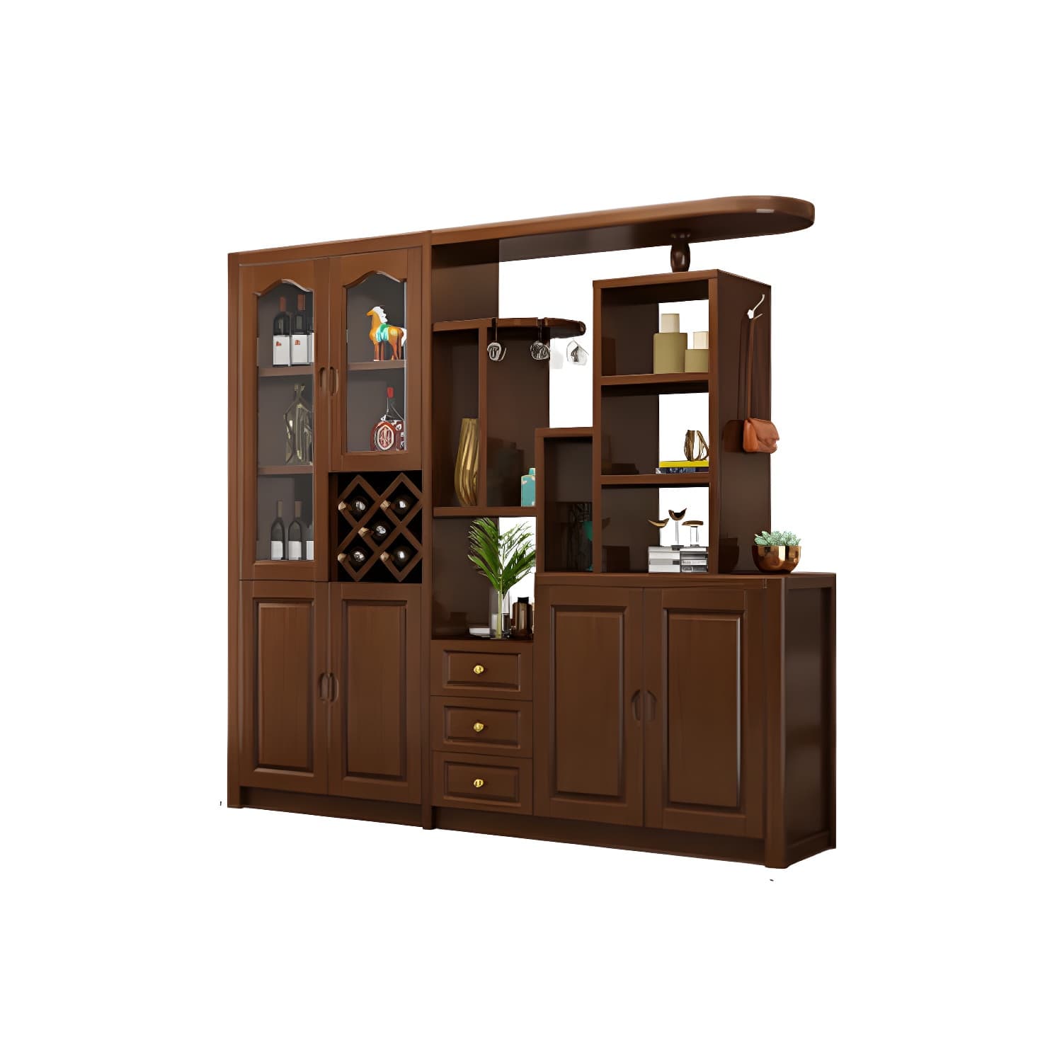 15.7" D Solid Wood 3-Drawer Accent Cabinet with Shelves for Entryway - image 17