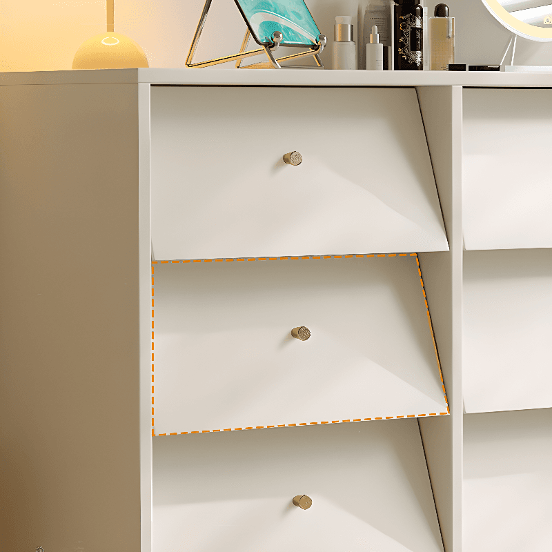 Casual Composite Wood Console Dresser with 6/9 Drawers in Vertical/Horizontal Orientation - image 5