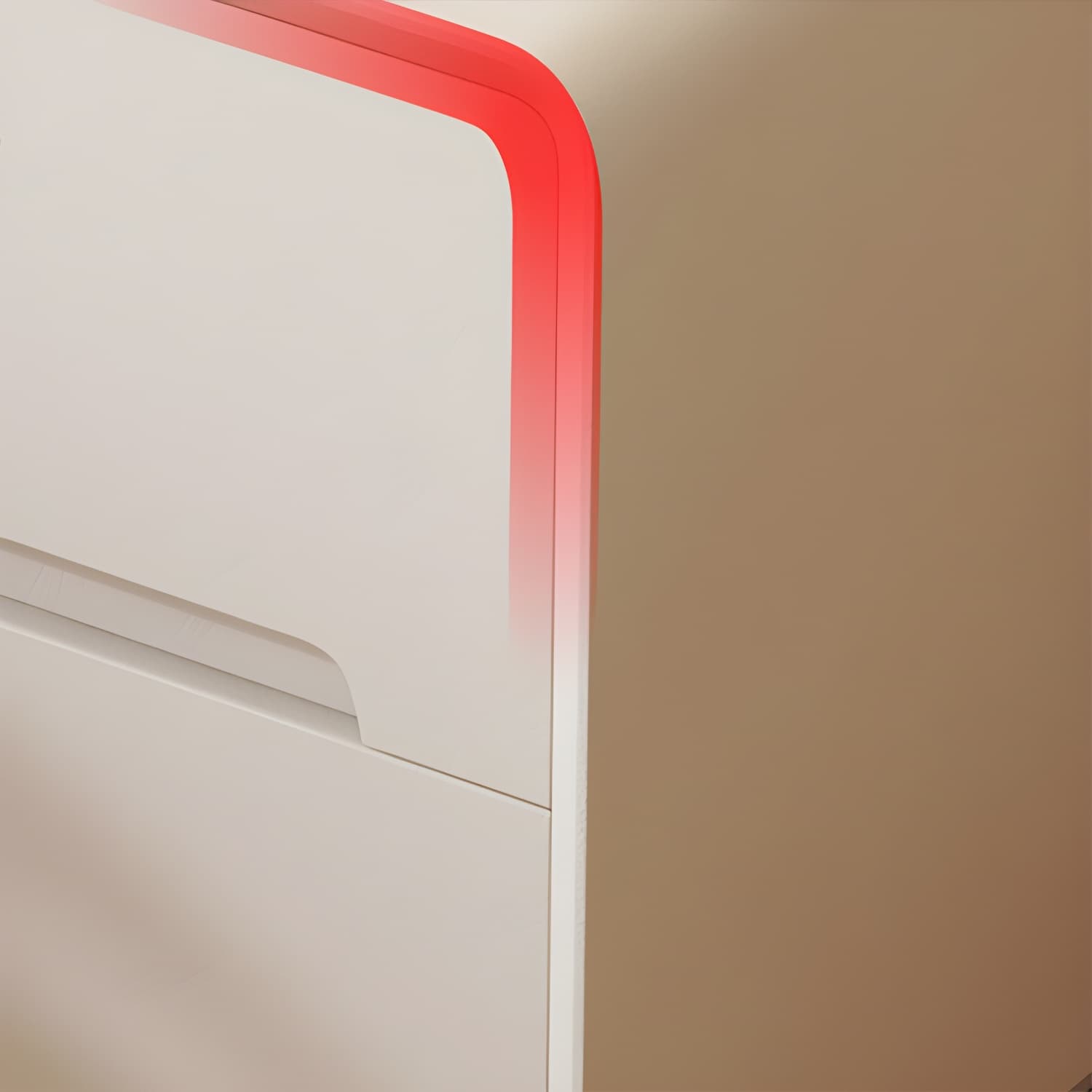 Modern Wood Drawer Nightstand for Small Spaces with 2 Drawers in Narrow Design - image 15