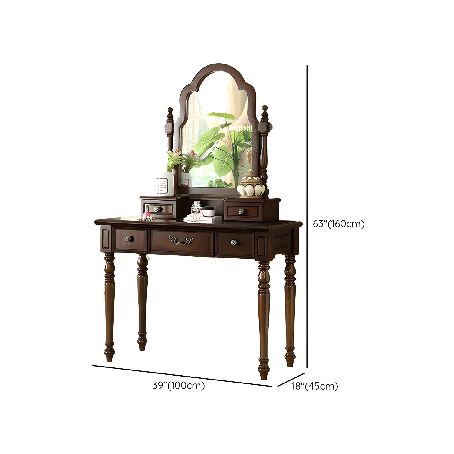 Old School Auburn Sleeping Quarters Rubberwood Push-Pull Tabletop Storage - image 17