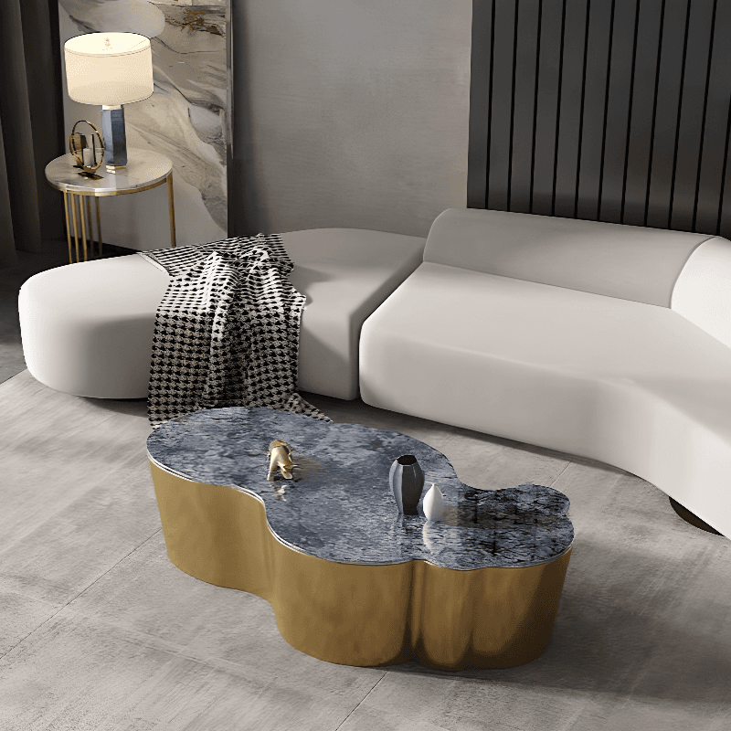 Modern Irregular Nested Board Game Coffee Table for Living Room - image 3