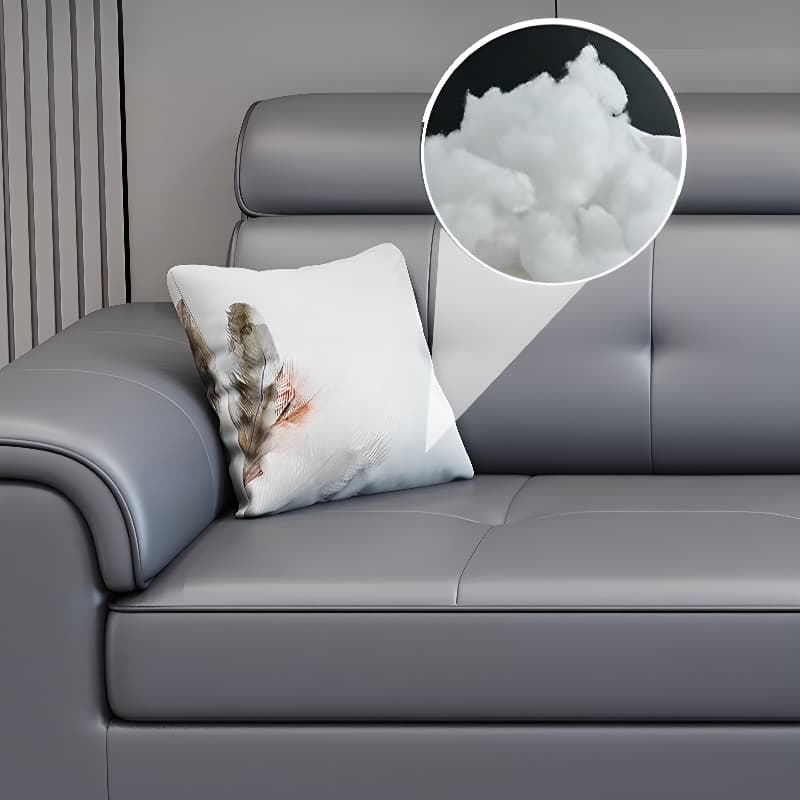 L-Shape Parlor Corner Sectional with Left Hand Facing Orientation, Decorative-stitched Tufting and Concealed Support - image 18