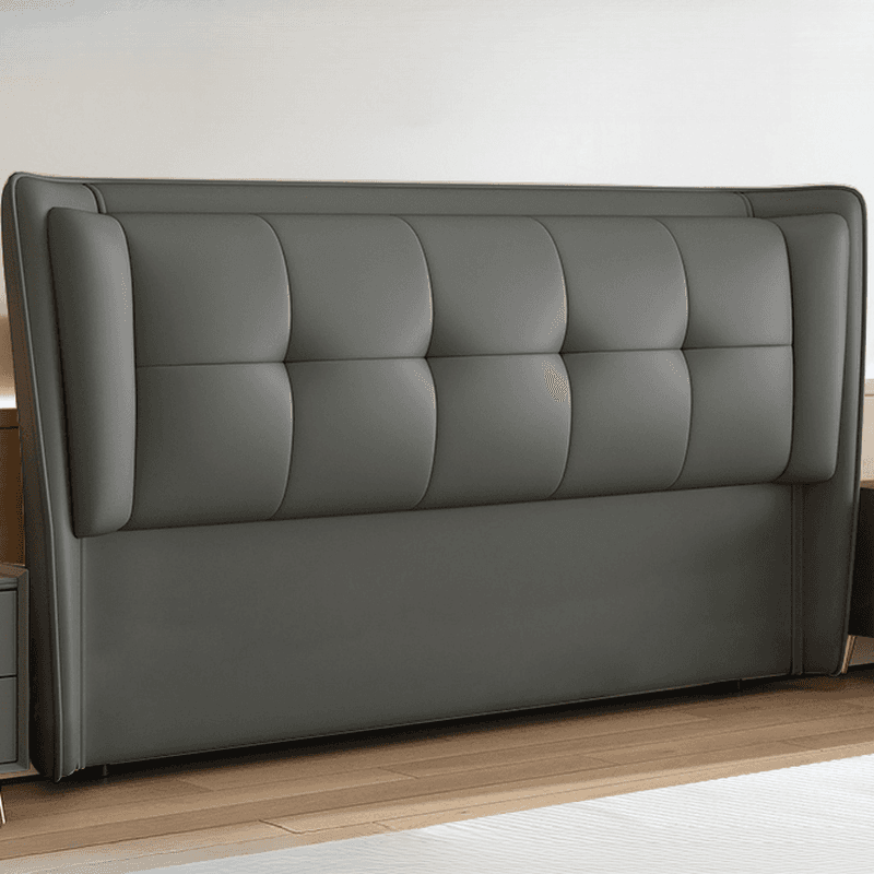 Simplistic Wingback Headboard with No Distressing, Piled Tufted, Rectangular Shape for Queen/Full/Twin Bed, Featuring Sponge Upholstery and Standard Height - image 3