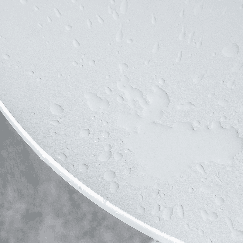 Circular-shaped/Square Standard Height Dining Table for 2 People with Fixed Table Top in a Minimalist Style - image 9