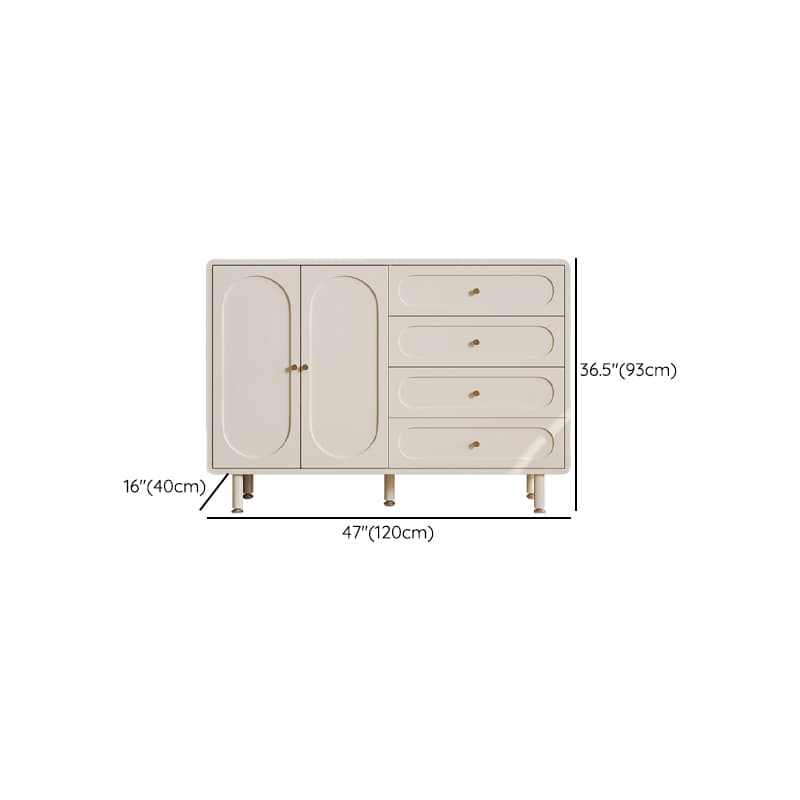 Contemporary Parlor Combo Dresser with 3 Interior Shelves - image 7
