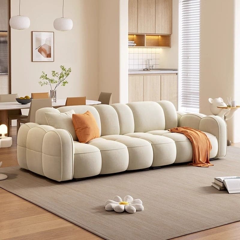 Standard Sofa/Loveseat in Flannel with Rose/Butter Color/Light Green Upholstery and Armrest - image 5