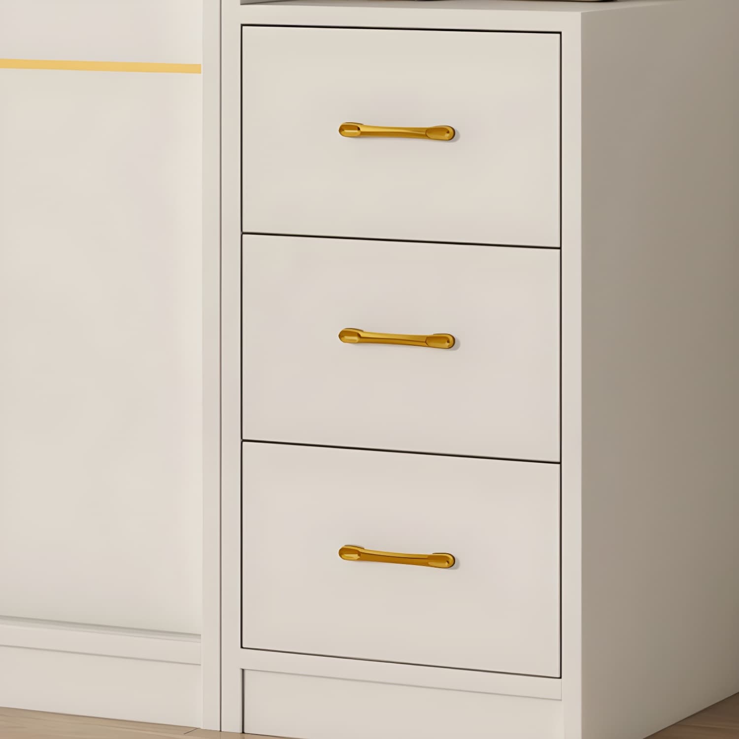 Spacious White Wardrobe Armoire with Shelves and Clothing Rod - Your Perfect Closet Solution - image 8