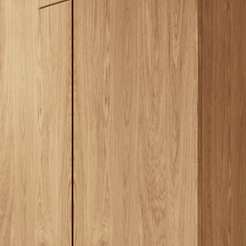 Wood Grain Minimalist Laminate Independent Wardrobe Closet with Soft Close Drawer, Soft Close Door, and Interior Shelves - image 8