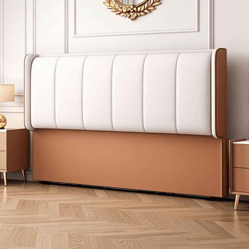Simplistic Wingback Headboard in Pine Wood with No Distressing, Rectangular Shape for King/Queen/Full Bed, Featuring Sponge Upholstery and Standard Height - image 6