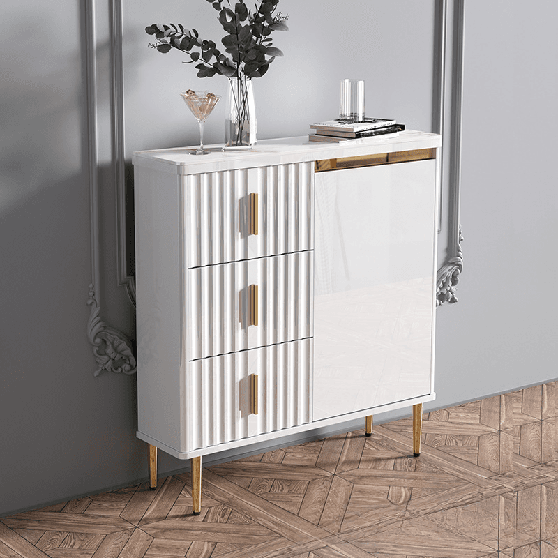 Luxurious Chalk Stone Standard Flooring Sideboard with 3 Doors & Variable Shelf - image 6