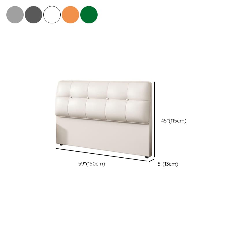 Art Deco Style Panel Headboard with No Distressing, Decorative-stitched Tufting, Rectangle Shape for King/Queen/Full Bed, Sponge Upholstery Fill, Standard Height - image 12