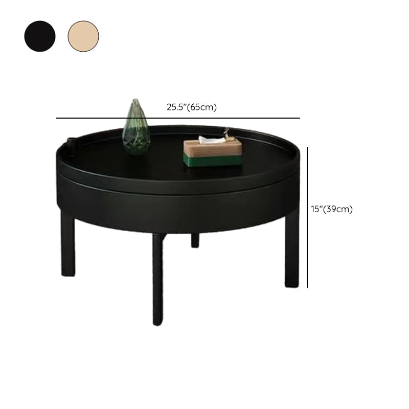 Shabby Chic Circular-shaped Lumber Pallet Table with Stockroom for Indoor Use - image 14