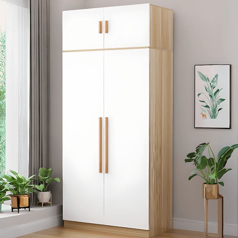 Modern Timber Detached Wardrobe with Soft Close Drawer, Soft Close Door, Interior Shelves & Clothing Rod - image 21