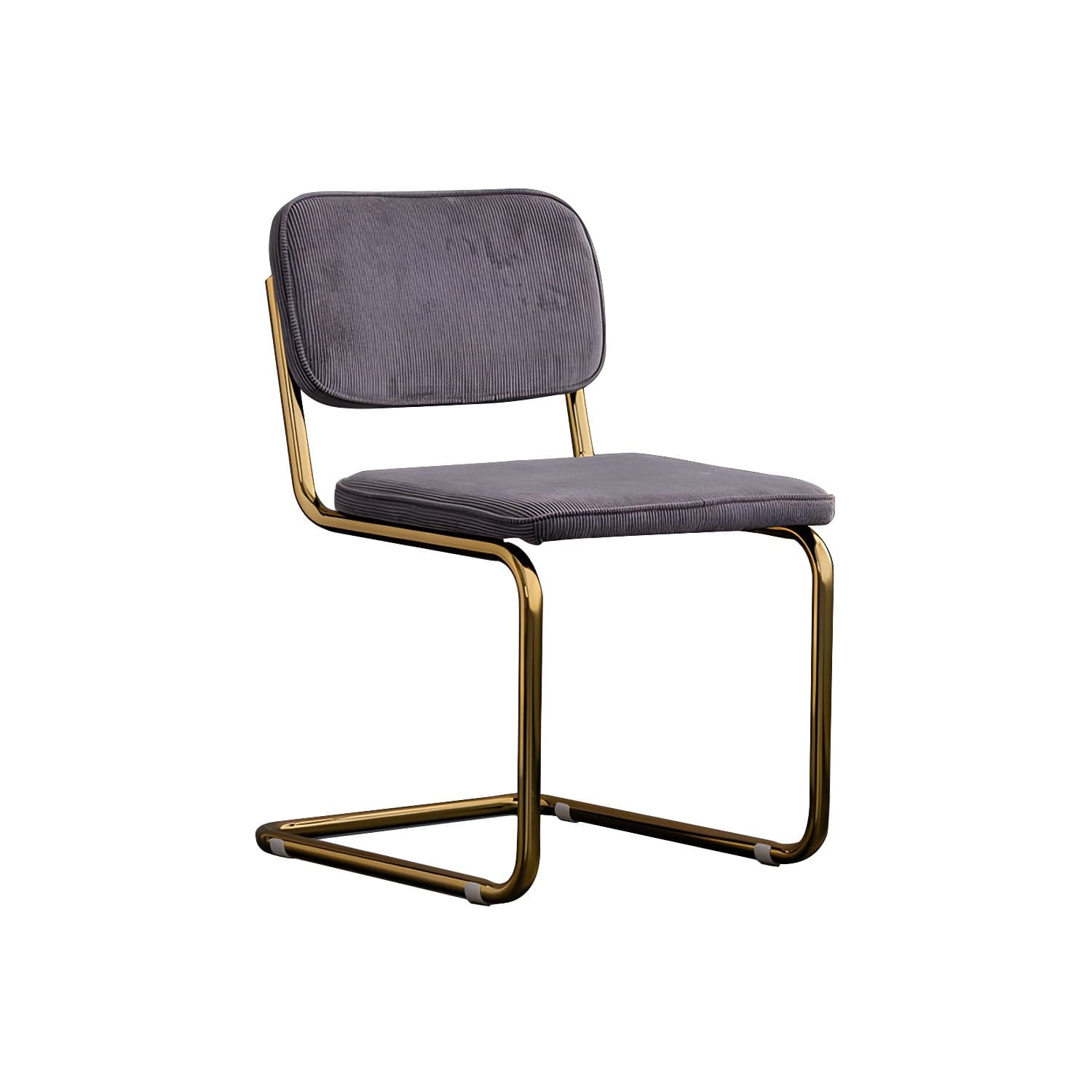 Contemporary Style Dining Chairs Armless Open Back Chairs with Metal Legs - image 3