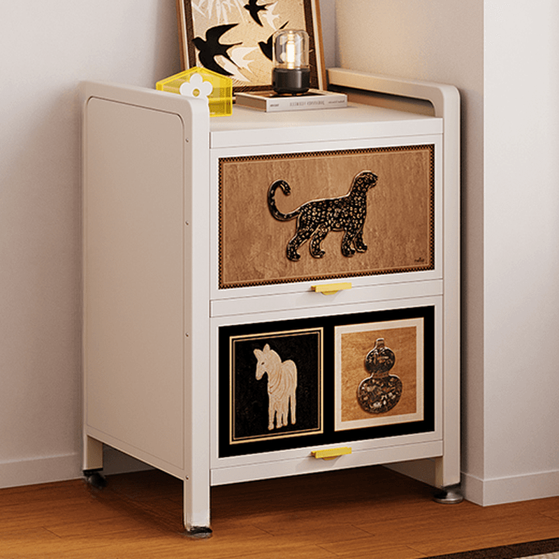 Detached Accent Cabinet with Damp-proof Steel Countertop