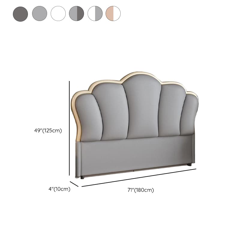 Modish/Sumptuous Style Panel Headboard in Timber with No Distressing for King/Queen/Full Bed, Featuring Sponge Upholstery Fill and Free-standing Standard Installation at Standard Height - image 12