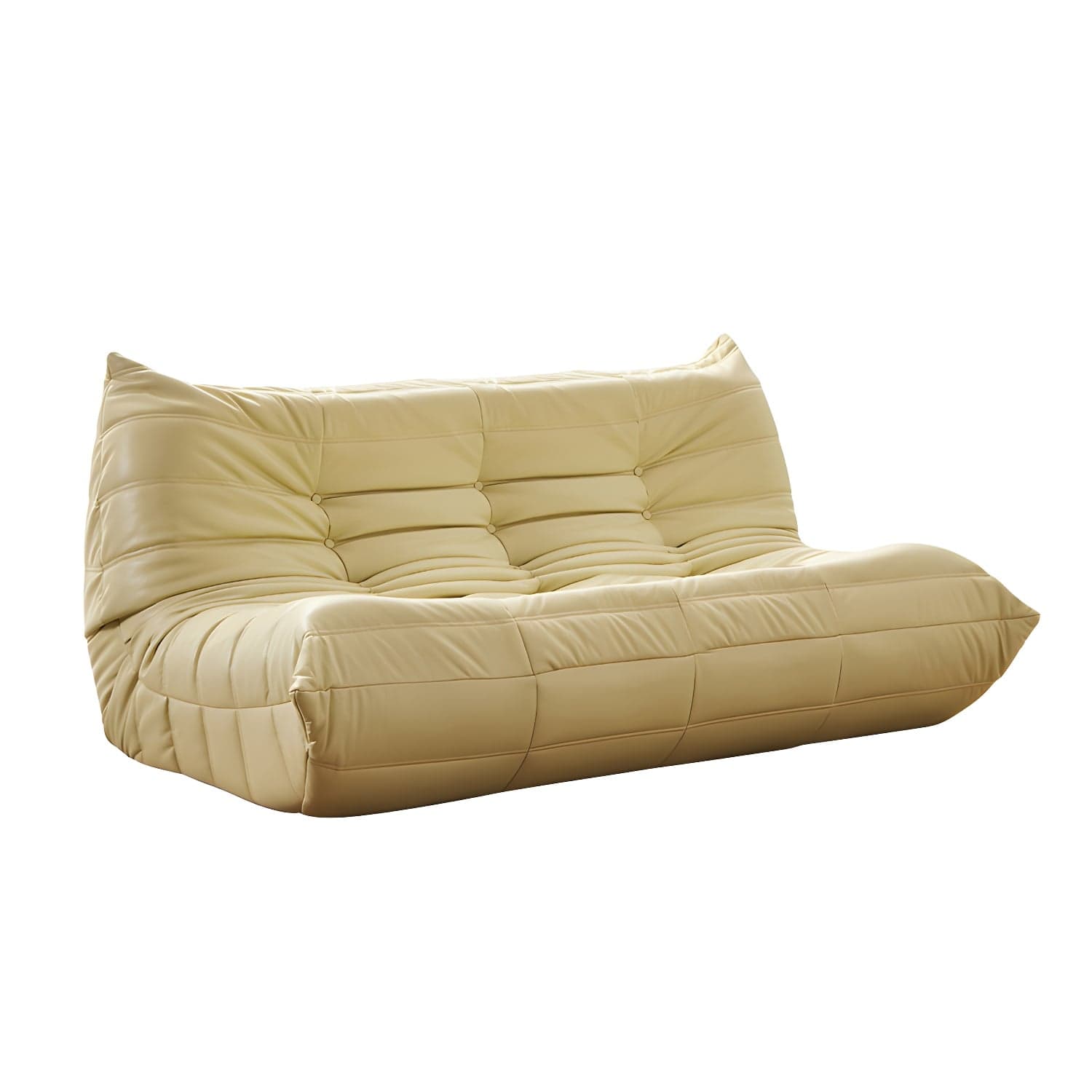 Modern Tufted Cushions Armless Living Room Wooden Standard Seating - image 8