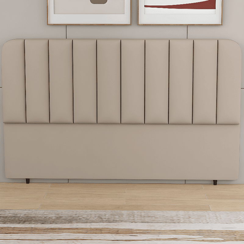 Simplistic Style Panel Headboard in Natural Wood with No Distressing, Rectangular Shape for Queen/Full/Twin XL Bed, Featuring Sponge Upholstery and Standard Height - image 9