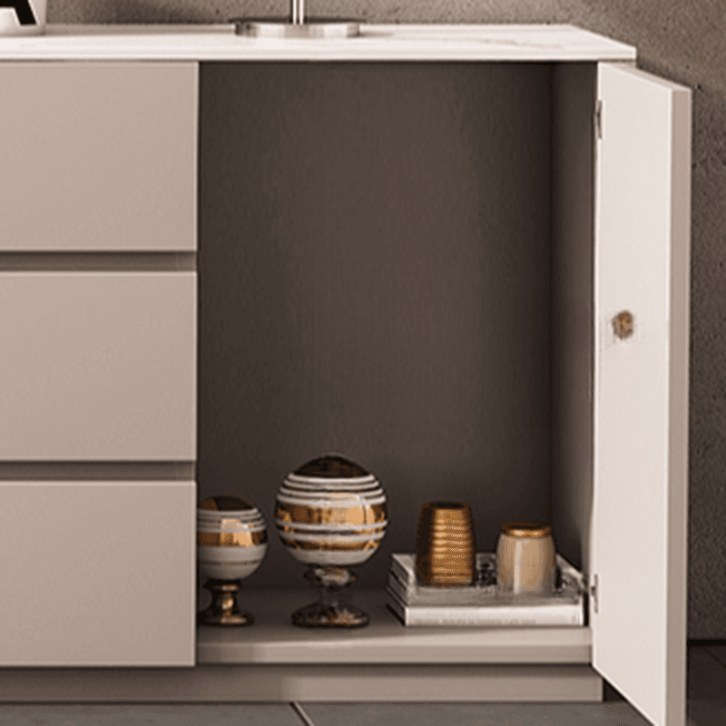 2-Door & 6 Drawers Rectangular TV Stand with Changeable Shelf for Sitting Room, 3 Tiers - image 13